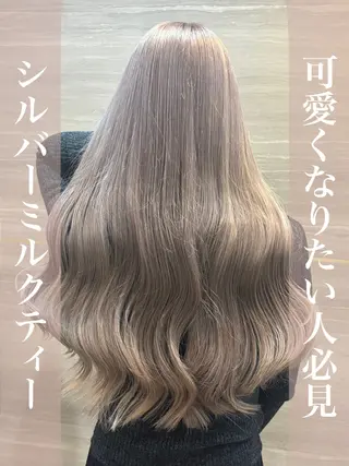 ロング カラー パーマ ヘアアレンジ メンズ キッズ 🤍韓国風レイヤー/ 艶髪🤍鳥越美羽のヘアスタイル