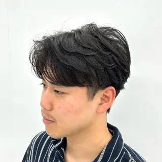ショート パーマ メンズ 【メンズパーマ特化】 🍏網中勇喜のヘアスタイル