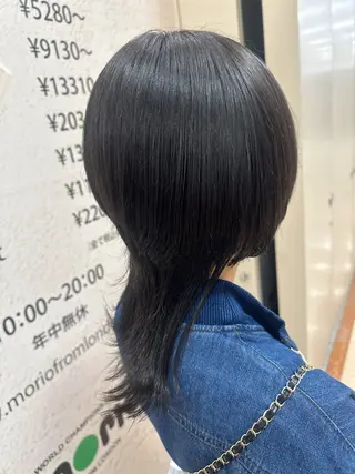 セミロング モリオフロムロンドン所属・札幌カットモデル/ ショートカット/富田のヘアスタイル