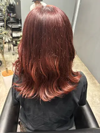 セミロング カラー 🌙GLITTER 🌙菱沼孝将🌙のヘアスタイル