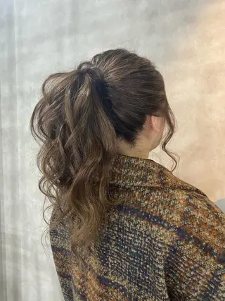 ヘアアレンジ 大天使 まいめろのヘアスタイル