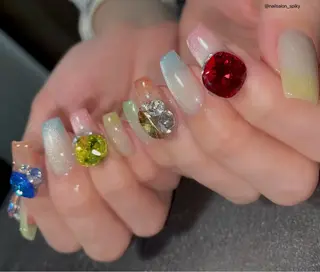 ネイル Spiky とうげ ふうかのネイルデザイン