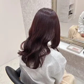 セミロング カラー hair salon mtm所属・🕊mtm🫧梅田/ 定額制/透明感/艶髪のヘアスタイル