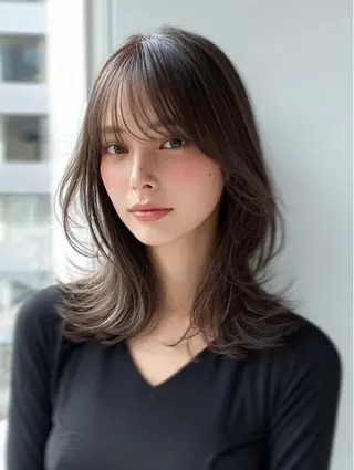 ミディアム 生艶髪＆レイヤー🔔 渋谷お薦めNo.1✨のヘアスタイル