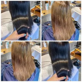 カラー 🐻結んで可愛い hair EMI🐻のヘアスタイル