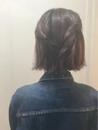 ショート ミディアム カラー yuki watanabeのヘアスタイル
