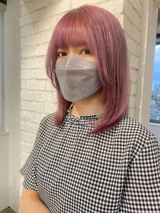 セミロング カラー 🪽似合わせカラー RENA.🪽🩶のヘアスタイル