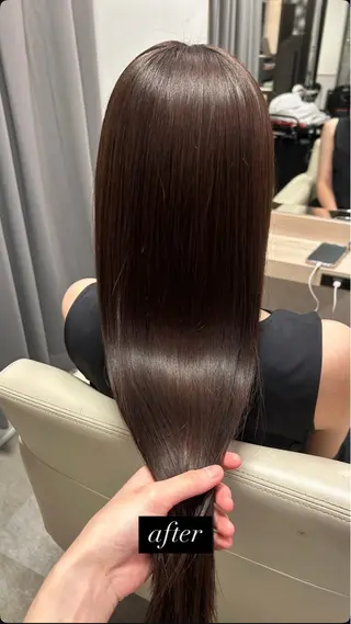 ロング 縮毛•ハイトーン ・着付け Runaのヘアスタイル