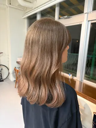 セミロング ミディアムレイヤー/ 艶カラーNorikaのヘアスタイル