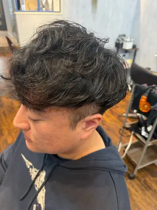 パーマ 【メンズ&髪質改善】 萬納陽介のヘアスタイル