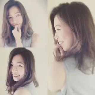 ミディアム カラー パーマ 褒められヘア❗️❗️ nico 格のヘアスタイル