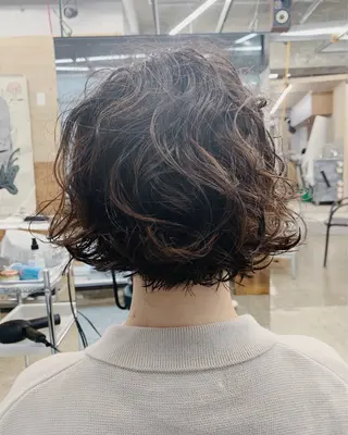 ショート パーマ 🌈前田 潤 /ショート/レイヤーのヘアスタイル