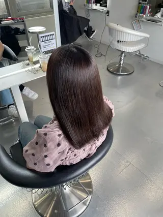 カラー 野崎/酸性ストレート /天王寺のヘアスタイル