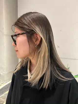 セミロング カラー 🗽デザインカット/ パーマ/MIRU🗽のヘアスタイル