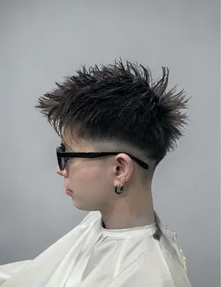 ショート メンズ メンズカット特化🐺 メンズウルフ/置塩祥のヘアスタイル