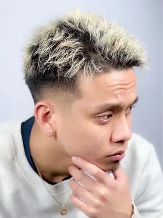 ショート メンズ チャン フエのヘアスタイル