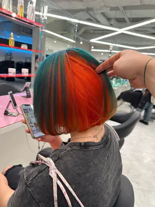 ショート カラー ヘアアレンジ メンズ 🌈トレンドヘア 🌈WATARU🌈のヘアスタイル