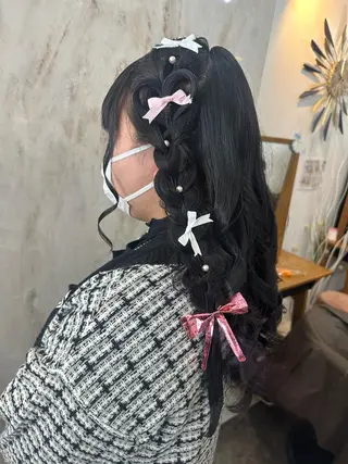 ヘアアレンジ 🎀ikuno🎀 LOE 🫧艶髪のヘアスタイル