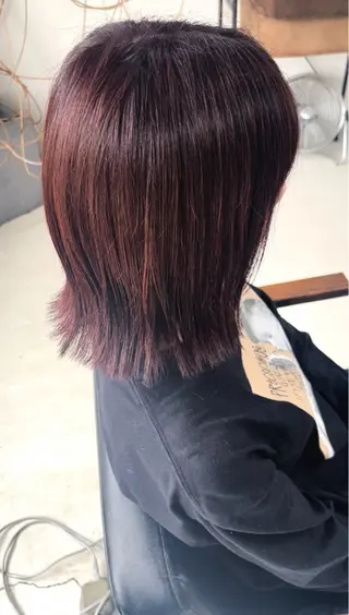 ミディアム カラー メンズパーマ& ハイトーン特化谷村のヘアスタイル