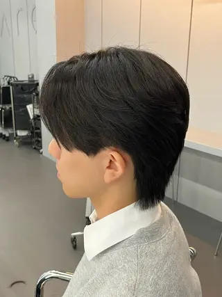 メンズ アイブロウ アイカ🐺 ナチュラル韓国ヘアのヘアスタイル