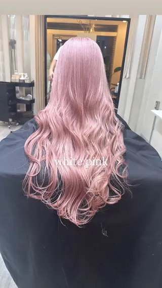 ロング andKおもろまち店 艶ダブルカラー✨のヘアスタイル