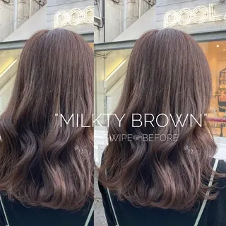 ロング カラー パーマ ヘアアレンジ Zina渋谷エリア マネージャShionのヘアスタイル