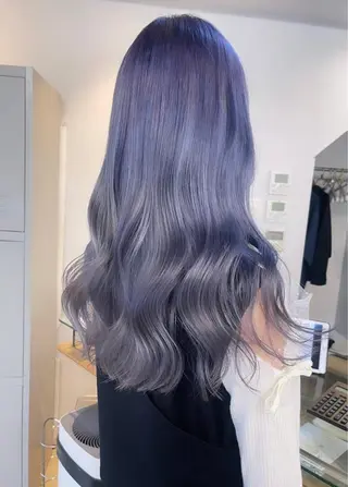 ロング カラー 渋谷ケアブリーチ Suuのヘアスタイル