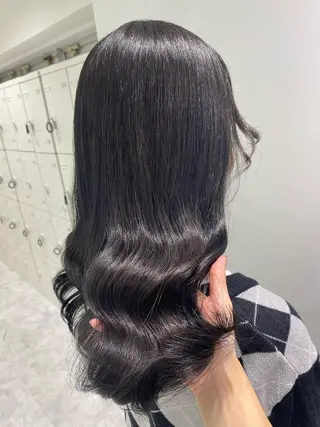 セミロング カラー ヘアアレンジ メンズ ネイル マツエク・マツパ アイブロウ 🐩推し活🐩 FUTABA🍒のヘアスタイル