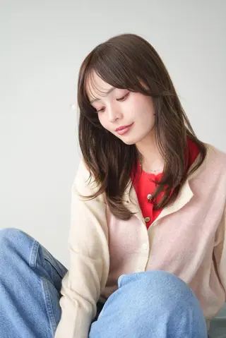 ミディアム 縮毛矯正/ショート 長岡/姉崎宏実🌿のヘアスタイル