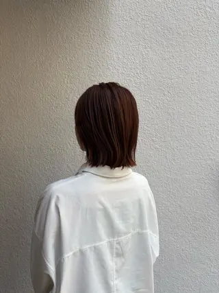 ショート 透明感カラー♡はるか 髪質改善ボブレイヤーのヘアスタイル