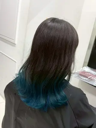 セミロング カラー 【公式】amble luxe池袋東口🩷のヘアスタイル