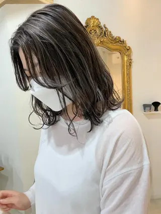 ミディアム ダブルカラー/透明感 💈JUNYA💈のヘアスタイル