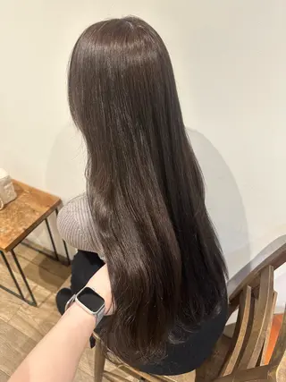 ロング カラー ヘアアレンジ Himawari♡ 柔らかいカラーのヘアスタイル