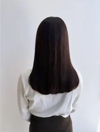 セミロング カラー ヘアアレンジ ✨艶髪✨ 吉田誠のヘアスタイル