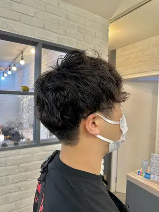 パーマ メンズ hum立川 水野由香のヘアスタイル