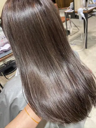 カラー 顔まわりの神様✨ 透明感カラー藤嶋秀幸のヘアスタイル