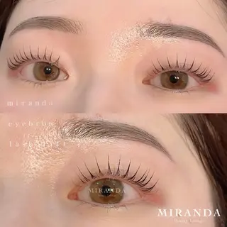 マツエク・マツパ アイブロウ MIRANDA beautyのマツエク・マツパデザイン