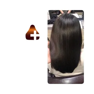 ロング カラー 髪の病院  ルーミールームのヘアスタイル