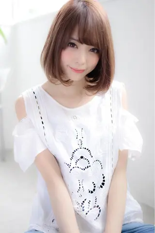 ミディアム パーマ うる艶/レイヤー 🪞池袋LAND🪞のヘアスタイル