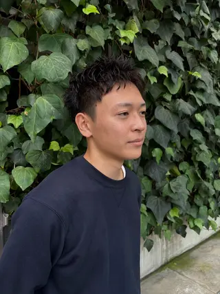 ショート パーマ メンズ 💈メンズ短髪特化 ✂︎伊藤大輝💈のヘアスタイル