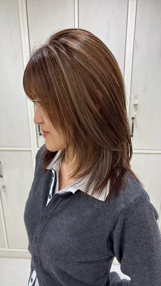 セミロング hana/海外風ヘア /レイヤーカット🪐のヘアスタイル