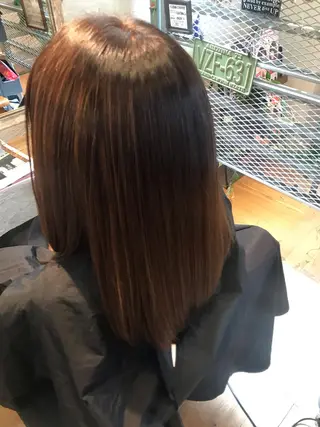 セミロング 青木 啓輔のヘアスタイル