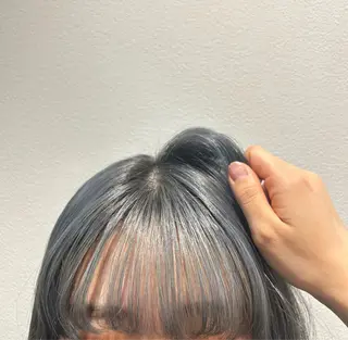 セミロング カラー 透明感カラー レイヤー/むつきのヘアスタイル