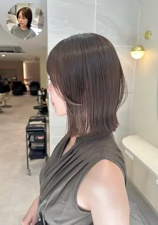 ショート カラー 透明感カラー🌿 グレージュ🐺陽介のヘアスタイル