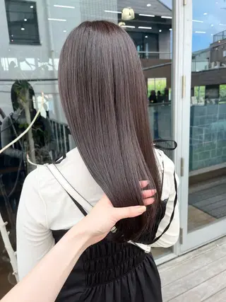 セミロング カラー ヒラノホナミ 🫧透ける艶髪🫧のヘアスタイル