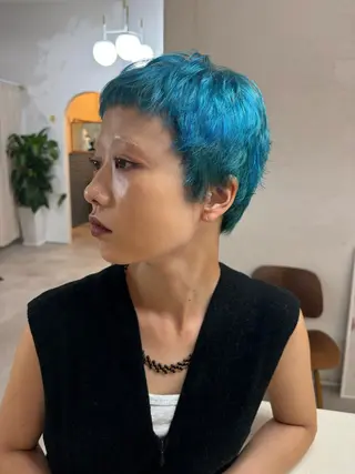 ショート カラー nari ☺︎ ボブ/透明感カラーのヘアスタイル