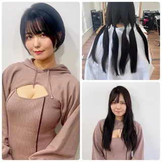 ショート カラー パーマ ヘアアレンジ キッズ ネイル マツエク・マツパ アイブロウ 渋谷レイヤーカット❌ 縮毛矯正専門/武田涼のヘアスタイル