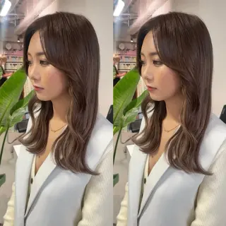 カラー 🌈レイヤー×髪質改 善TR🌈タツヒコのヘアスタイル