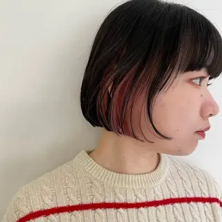 ショート カラー 【吉祥寺】ショート/ レイヤーボブ/ryoのヘアスタイル