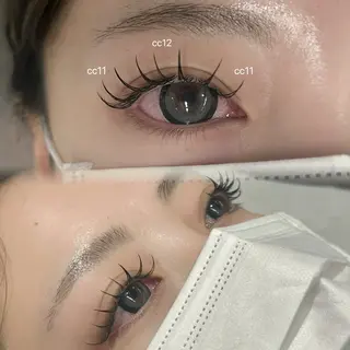 マツエク・マツパ 花井 汐帆のマツエク・マツパデザイン